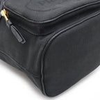 Black Canvas Prada Bucket Bag