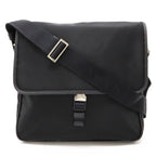 Black Canvas Prada Shoulder Bag