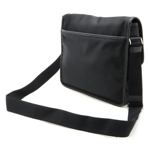 Black Canvas Prada Shoulder Bag