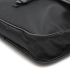 Black Canvas Prada Shoulder Bag