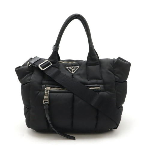 Black Canvas Prada Tote