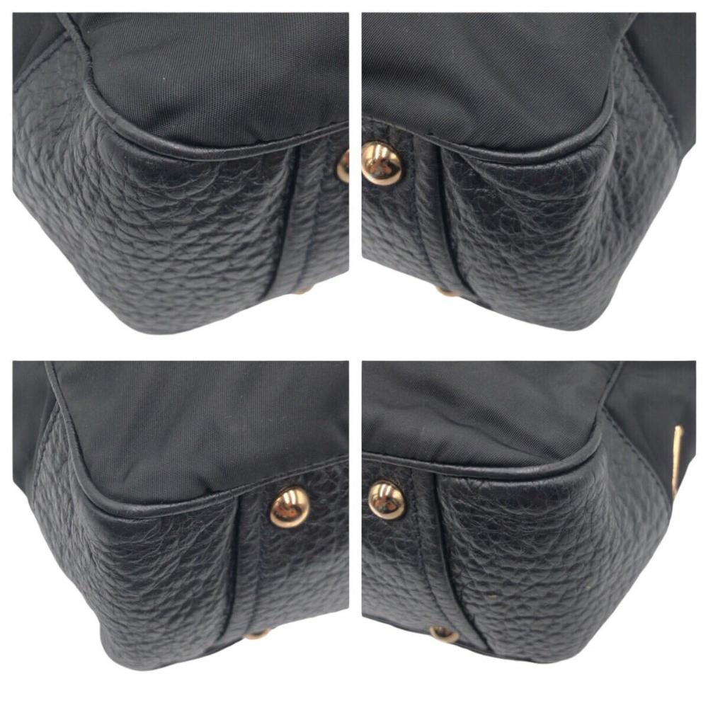 Black Canvas Prada Tote