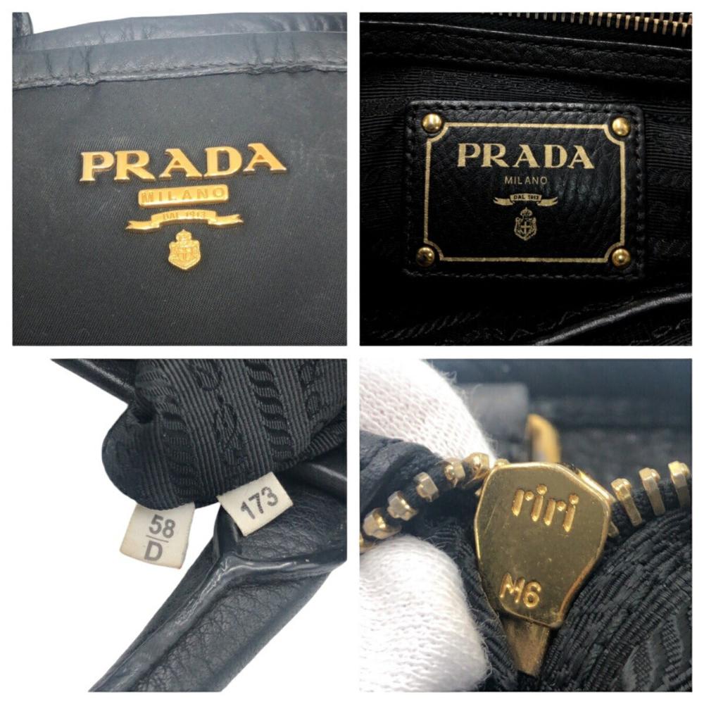 Black Canvas Prada Tessuto