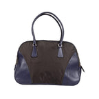 Black Cotton Prada Handbag
