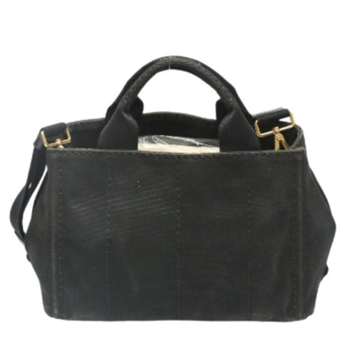 Black Denim Prada Tote