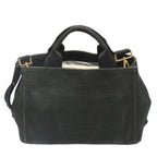 Black Denim Prada Tote