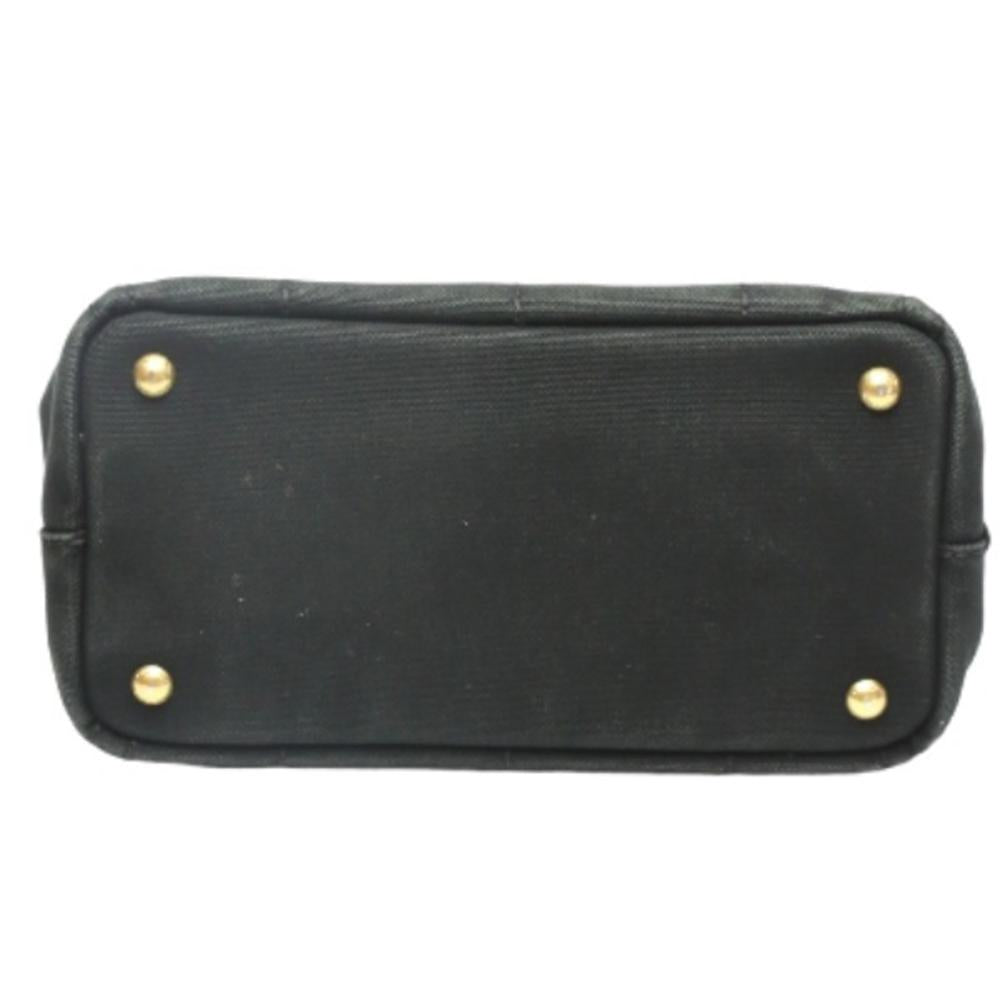 Black Denim Prada Tote
