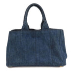 Black Fabric Prada Canapa Tote