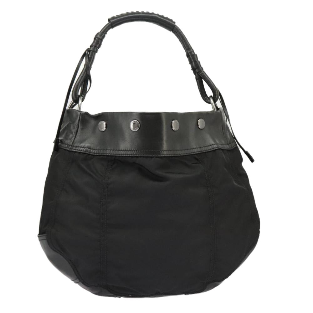 Black Fabric Prada Handbag