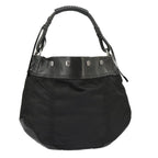 Black Fabric Prada Handbag