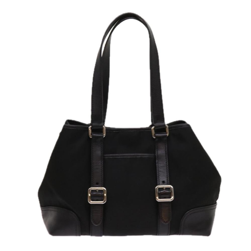 Black Fabric Prada Handbag