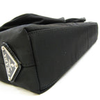 Black Fabric Prada Handbag