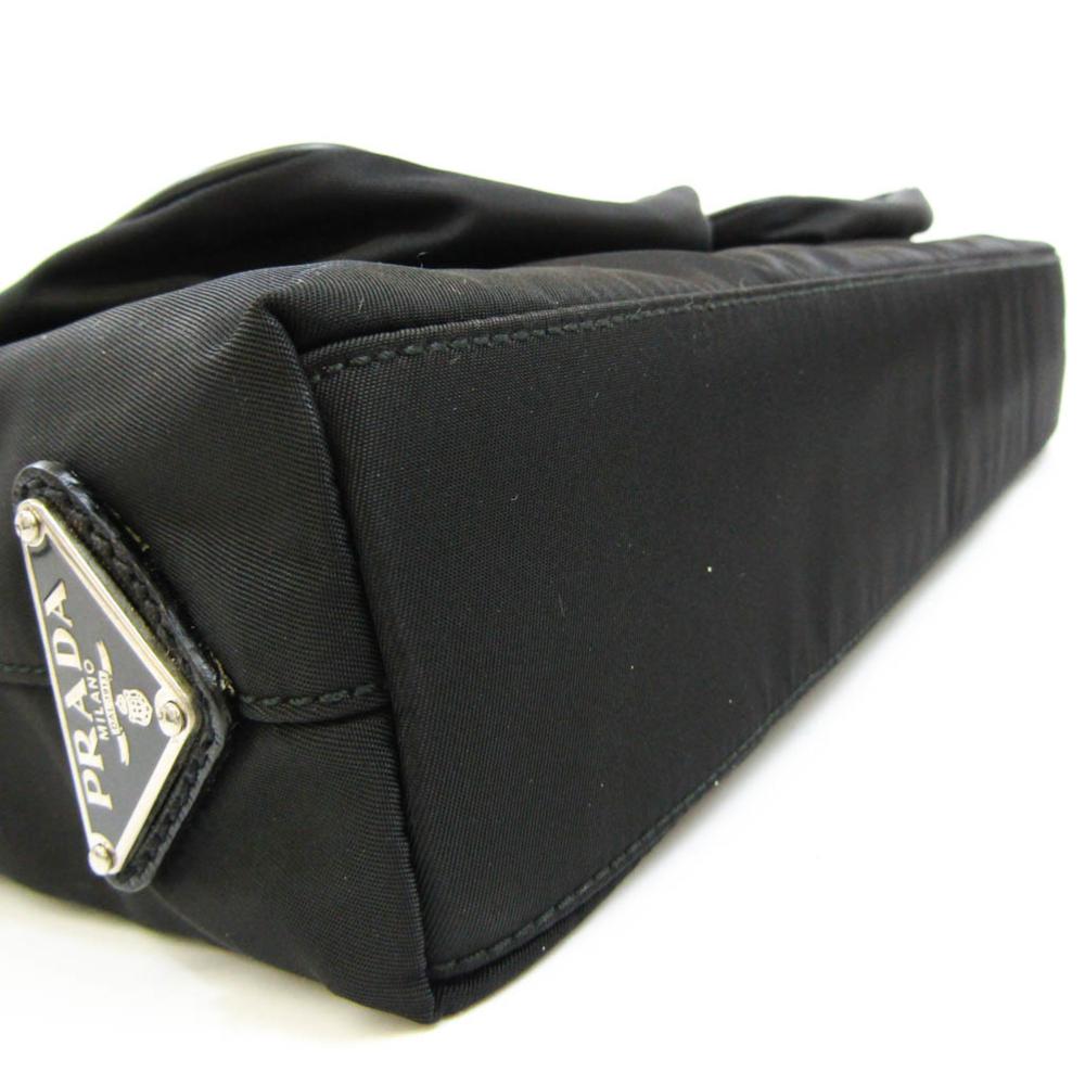 Black Fabric Prada Handbag