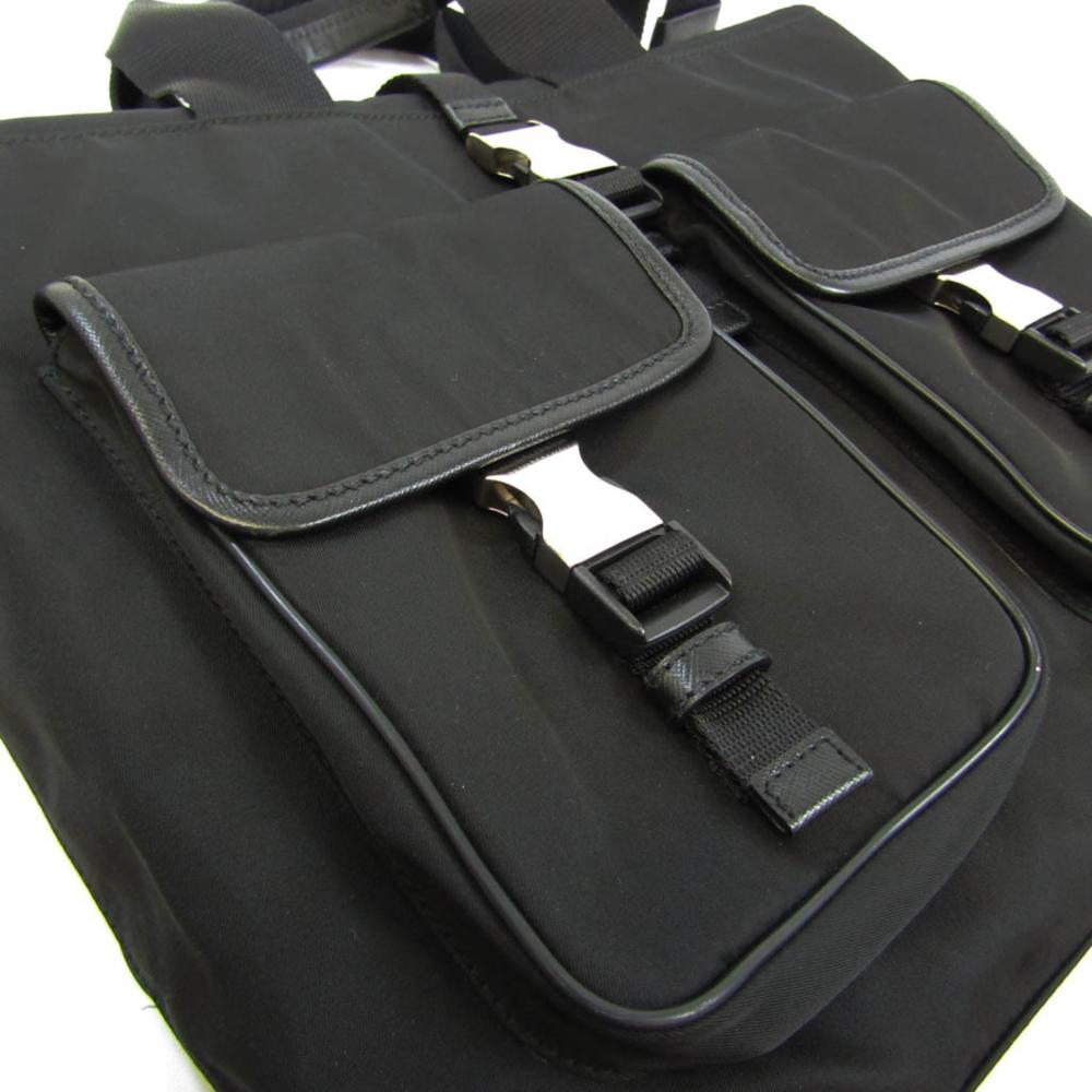 Black Fabric Prada Handbag