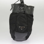 Black Fabric Prada Handbag