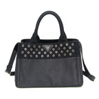 Black Fabric Prada Shoulder Bag