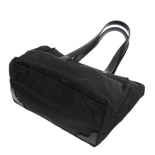 Black Fabric Prada Shoulder Bag