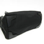Black Fabric Prada Shoulder Bag