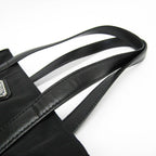 Black Fabric Prada Shoulder Bag