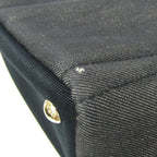 Black Fabric Prada Shoulder Bag