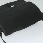 Black Fabric Prada Shoulder Bag