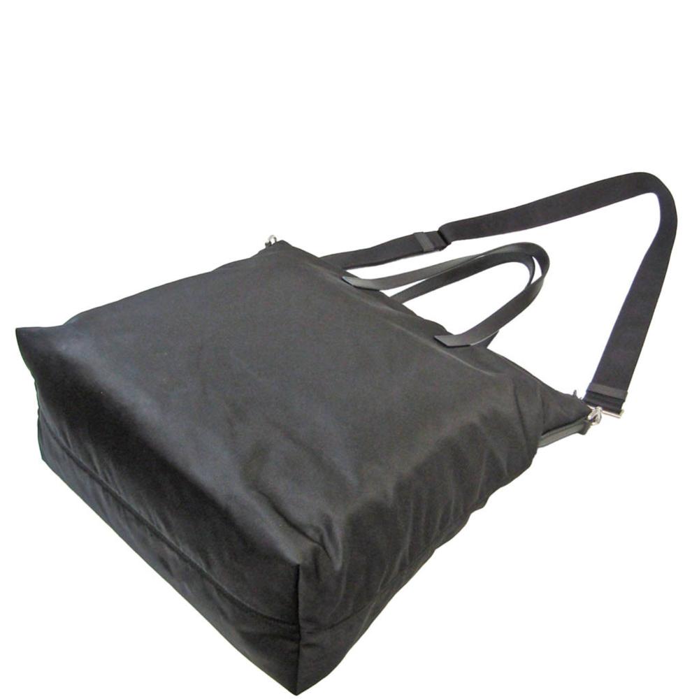 Black Fabric Prada Tessuto