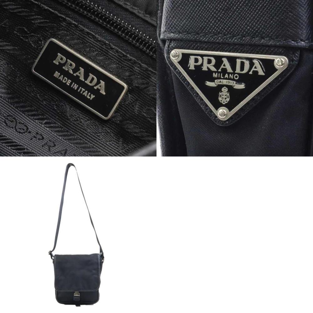 Black Fabric Prada Tessuto