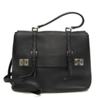 Black Leather Prada Shoulder Bag