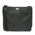 Black Leather Prada Shoulder Bag