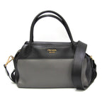 Black Leather Prada Shoulder Bag