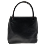 Black Leather Prada Tote