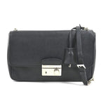 Black Leather Prada Shoulder Bag