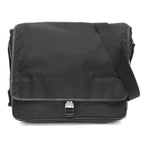 Black Leather Prada Shoulder Bag