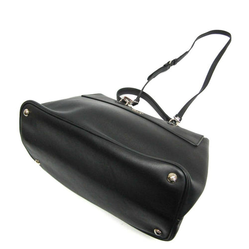Black Leather Prada Shoulder Bag