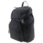 Black Leather Prada Backpack