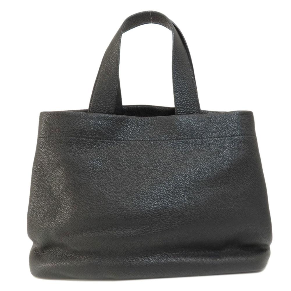 Black Leather Prada Tote