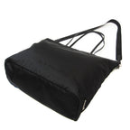 Black Leather Prada Tessuto