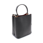 Black Leather Prada Handbag