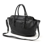 Black Leather Prada Handbag