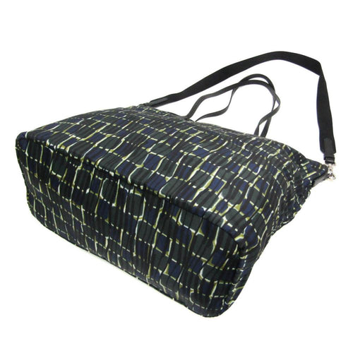 Black Leather Prada Tessuto