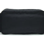 Black Leather Prada Belt Bags