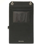 Black Leather Prada Shoulder Bag