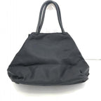 Black Leather Prada Tessuto