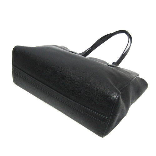 Black Leather Prada Shoulder Bag