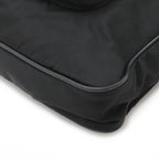 Black Leather Prada Shoulder Bag