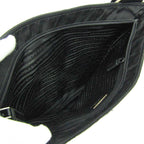 Black Leather Prada Shoulder Bag