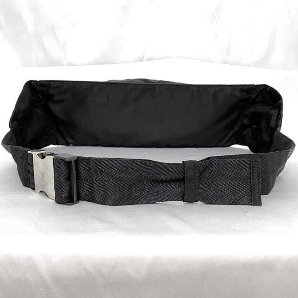 Black Leather Prada Tessuto