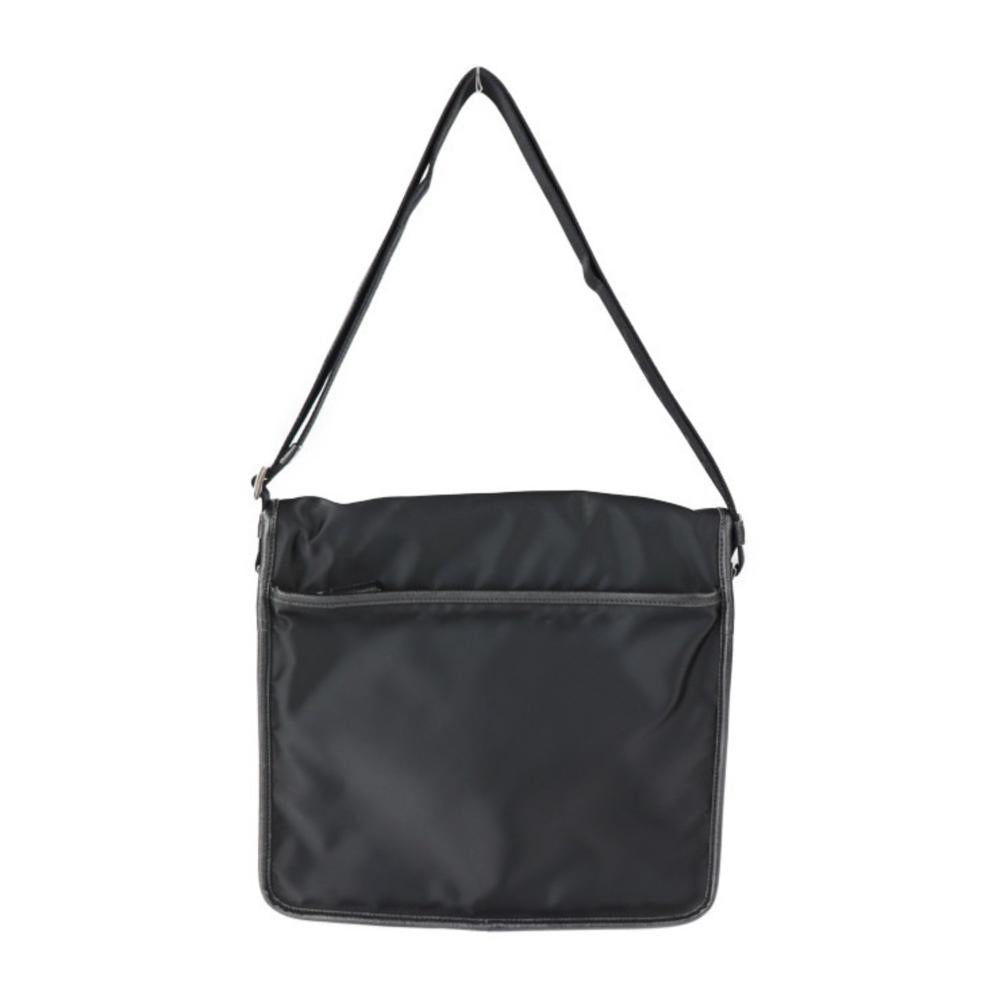 Black Leather Prada Shoulder Bag