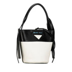 Black Leather Prada Shoulder Bag