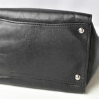 Black Leather Prada Shoulder Bag